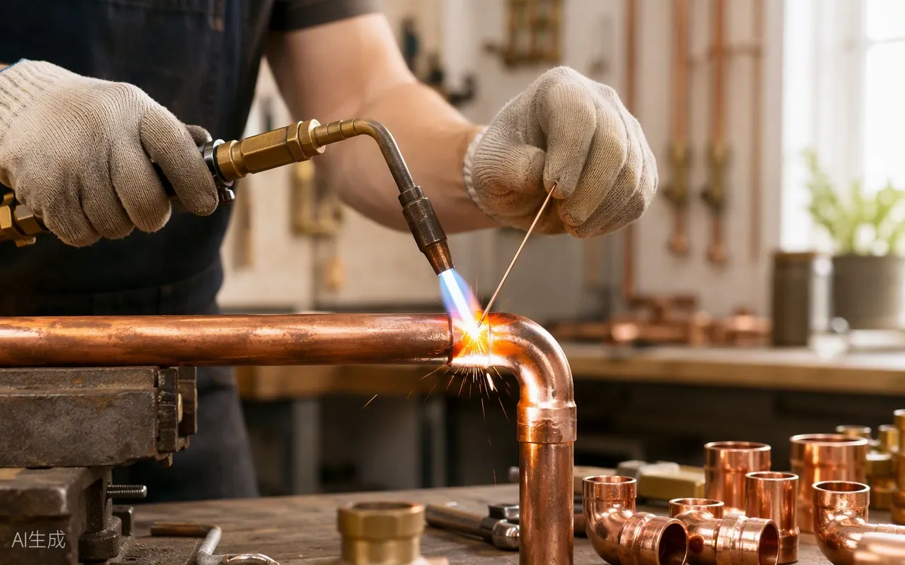 Small brazing & metal-tube soldering